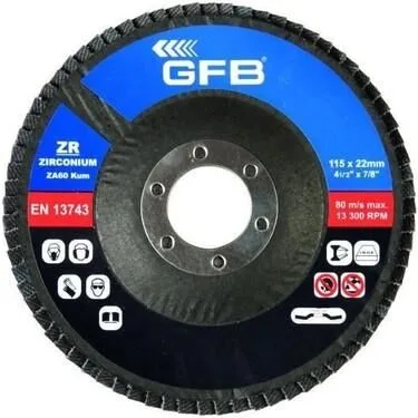GFB Zirkonyum Flap Disk Zımpara Kum