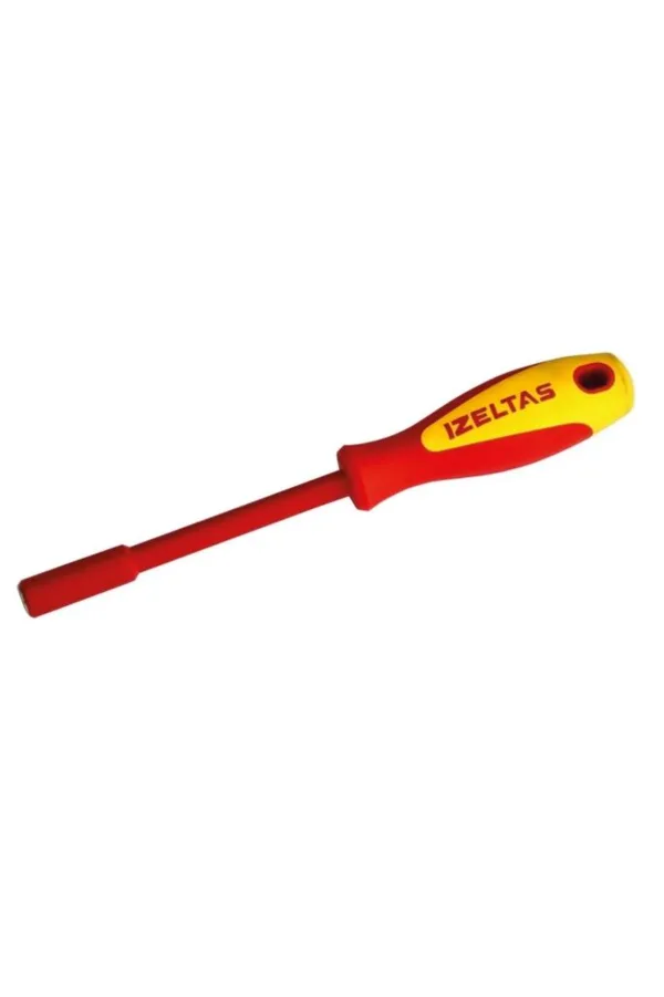 İzeltaş 4773190100 Süngülü İzoleli Lokma Uç Tornavida 1000V 10 Mm