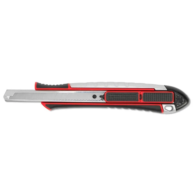 İzeltaş Pro Metal Gövde Maket Bıçağı Emniyetli Otomatik Kilitlemeli 9MM