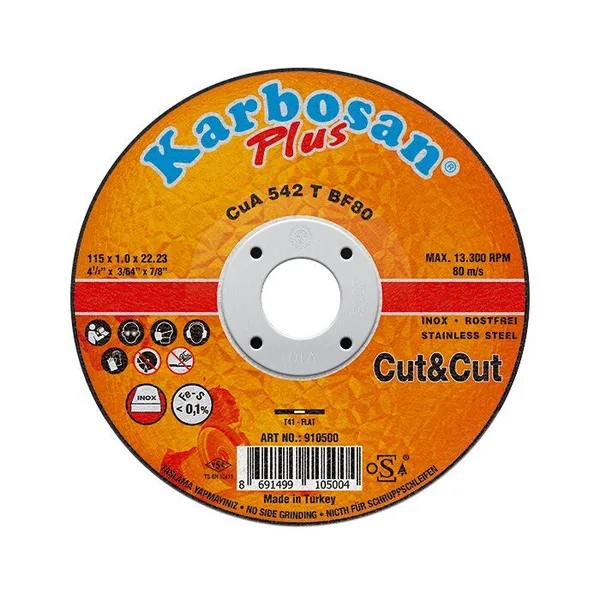 Karbosan Cut & Cut Plus İnce Kesme Diski x x 22.23
