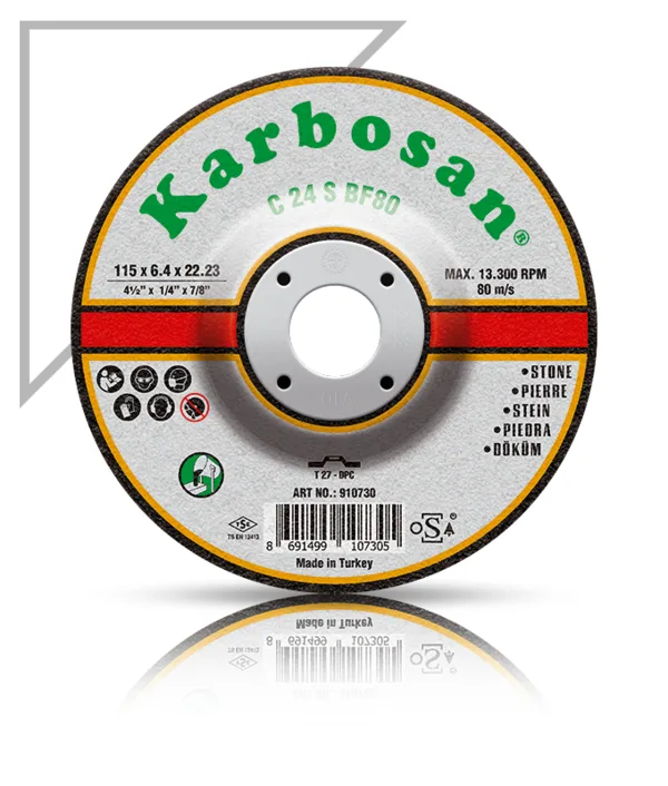 Karbosan Döküm  Taşlama Diski 180 x 8.0 x 22.23