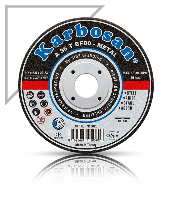 Karbosan İnce Metal Kesme Diski 	180 x 1.9 x 22.23