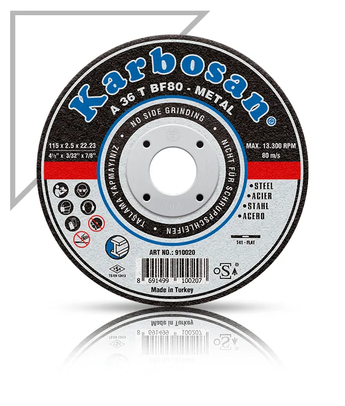 Karbosan İnce Metal Kesme Diski 180 x 1.9 x 22.23