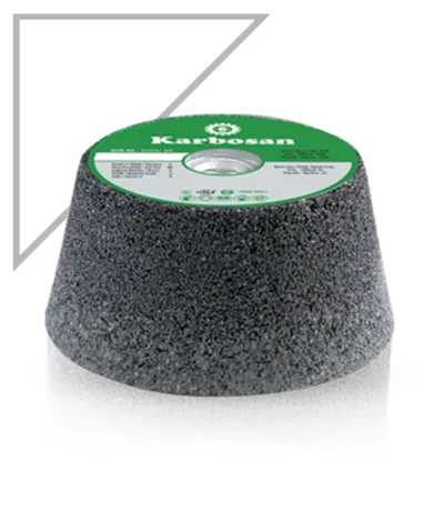 Karbosan Konik Çanak Taşlama Taşı 100 x 50 x M14