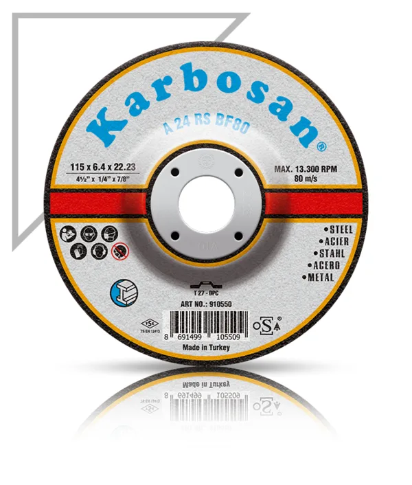 Karbosan Metal Taşlama Diski 125 x 6.4 x 22.23