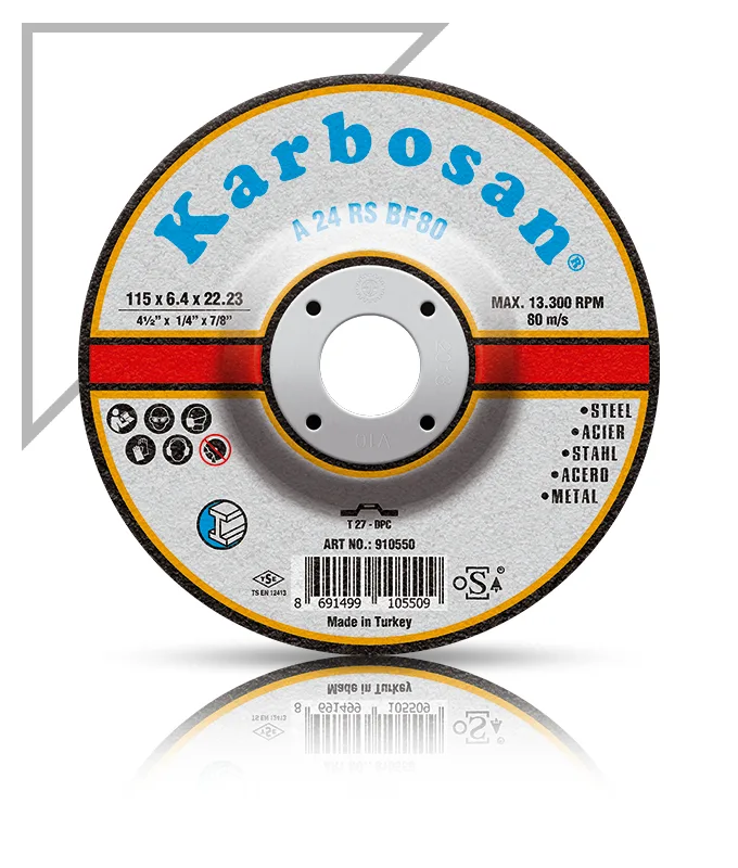 Karbosan Metal Taşlama Diski 180 x 8.0 x 22.23