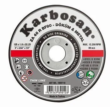 Karbosan Zirkonyum Düz Plus Kesme Diski x 1.0 x 22.23
