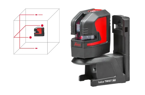 Leica Lino L2P5 Çapraz Çizgi ve 5 Nokta Çıkışlı Lazer