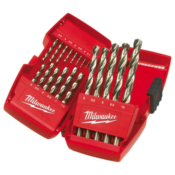 Milwaukee Metal Matkap Ucu Set 19 PAR.(1-10) Thunderweb Seri