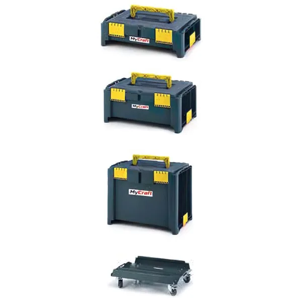 MyCraft MD-Set 3'lü Tekerlekli Katlı Takım Çantası