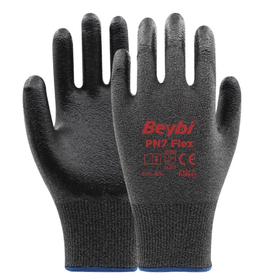PN7 Flex Poly-Astarlı Nitril Eldiven