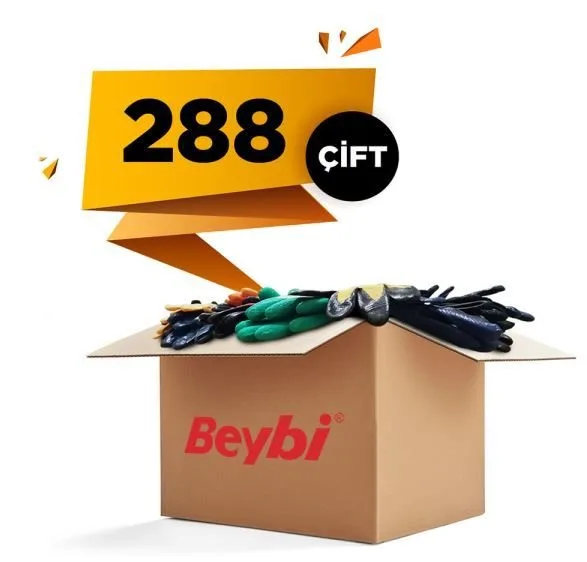 PN7 Flex Poly-Astarlı Nitril Eldiven 1 Koli (288 Adet)