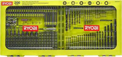Ryobi RAKDD200 200parça Delme ve Vidalama Seti