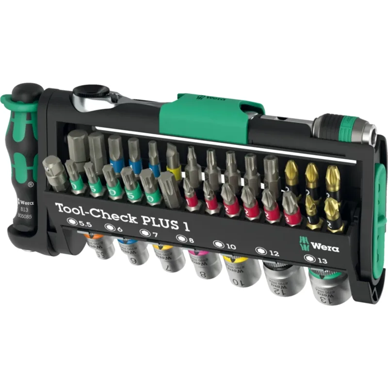 Wera 05049055001 Tool-Check Plus1 Bits Uç ve Cırcır Seti