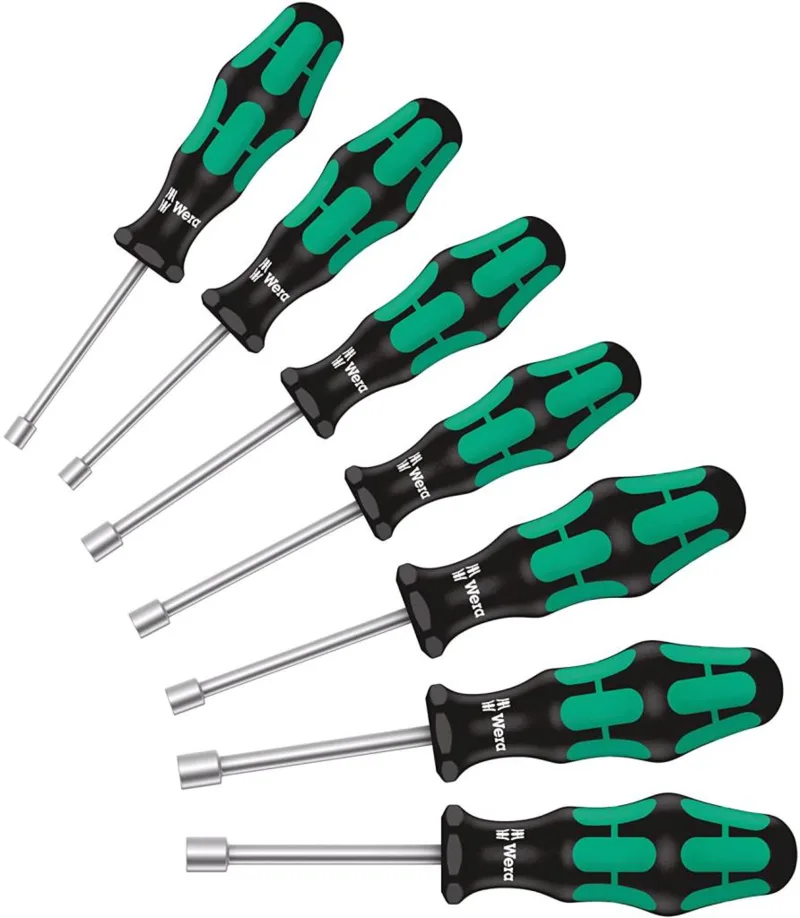 WERA 932/6 Tornavida Seti darbe uçlu 6 parçalı düz/PZ
