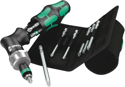 Wera Kraftform Kompakt RA 4 Tabanca Tipi Cırcır Tornavida ve Bits Uç Seti
