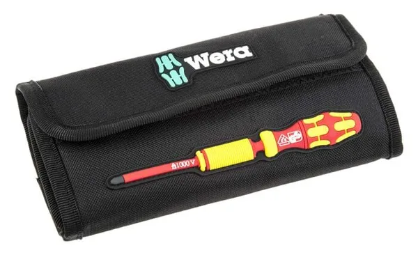 Wera Kraftform Kompakt VDE İzoleli Tork ve 15+1 İnce Uç / Tutamak+Tork Seti Dar Alanlarda Çalışmak İçin