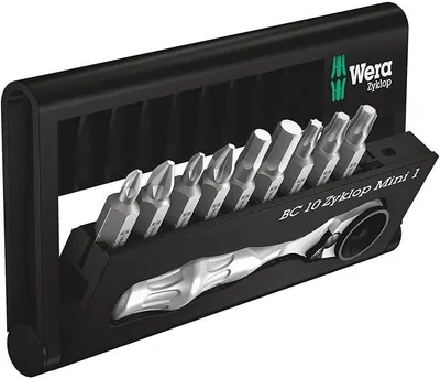 Wera Kraftform Kompakt Zyklop Mini Cırcır Bits Uç Seti