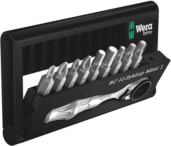 Wera Kraftform Kompakt Zyklop Mini Cırcır Bits Uç Seti