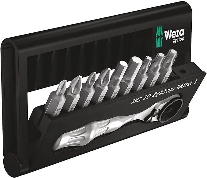 Wera Kraftform Kompakt Zyklop Mini Cırcır Bits Uç Seti