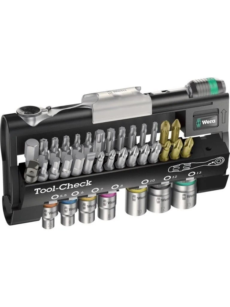 Wera Tool-Check 1 Bits Uç ve Cırcır Seti