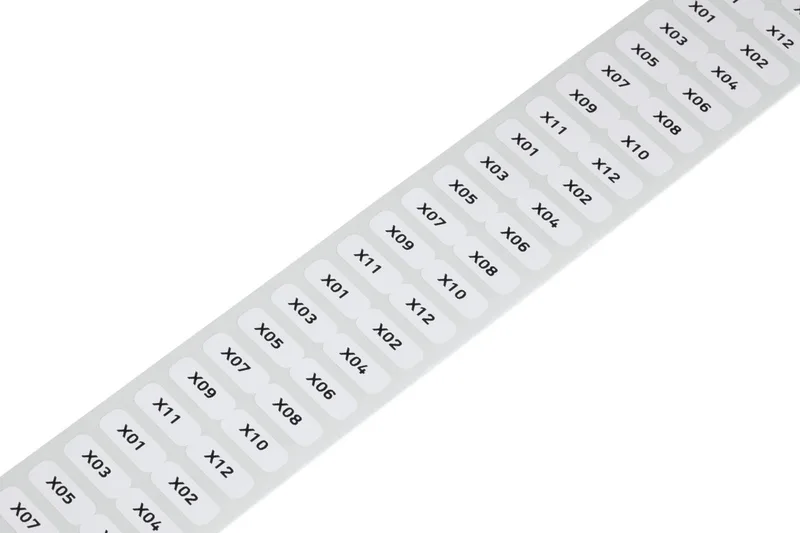 polyester etiket, kendinden yapışkanlı, 3000 adet/rulo