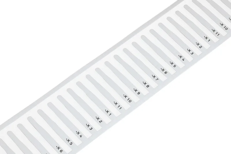 211-811 12x4 mm, her ruloda 2.500 adet etiket Beyaz