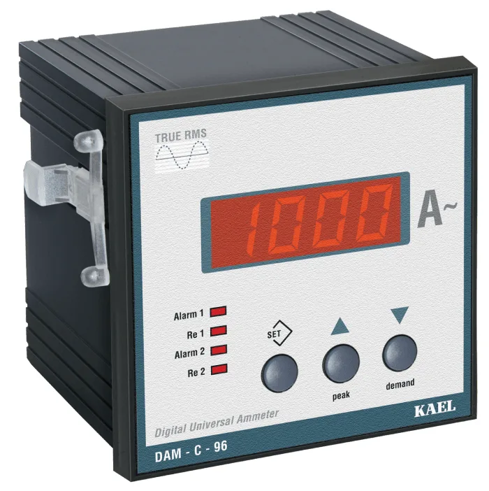 DAM-C-96 AC Universal Ampermetre Aşırı & Düşük Akım Setli