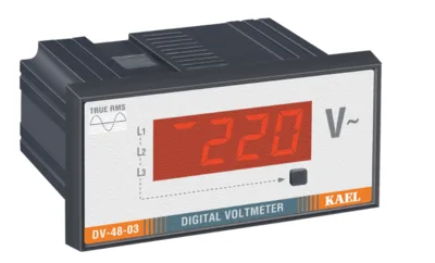 DV-48-03 Seçilebilir 3 Fazlı AC Voltmetre