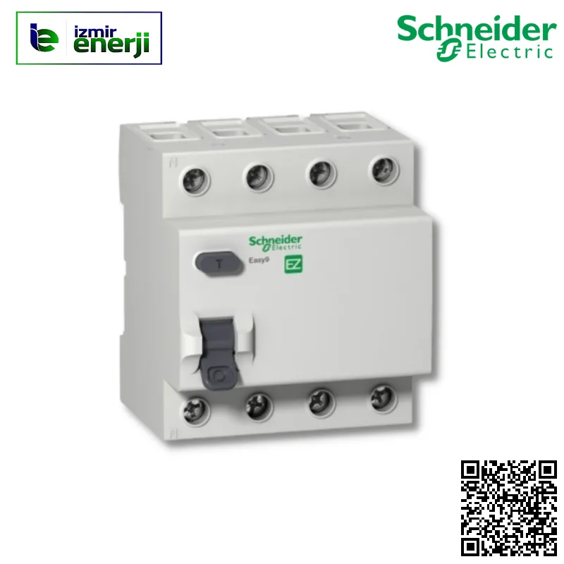 EZ9R63463 4x63A 300mA Easy9 - Kaçak Akım Röleleri