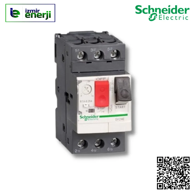 GV2ME22 11kW (15-100 kA) 20..25A Motor Koruma Şalterleri