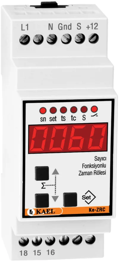 ke-ZRC Sayıcı Fonksiyonlu Dijital Zaman Rölesi Araç Yıkama Makinası İçin
