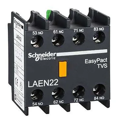 LAEN22  2 NA + 2 NK Ön yardımcı kontak bloğu