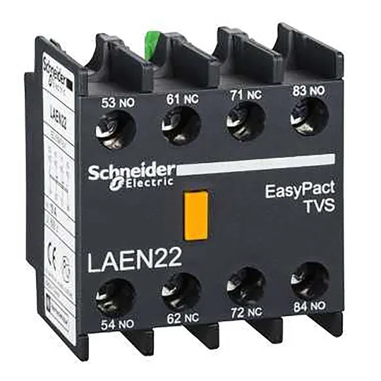 LAEN22  2 NA + 2 NK Ön yardımcı kontak bloğu