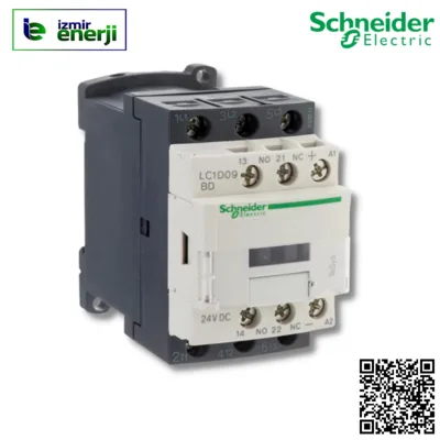 LC1D25M7 1NA + 1NK 11kW 25A 220V AC 3 Kutuplu Kontaktör