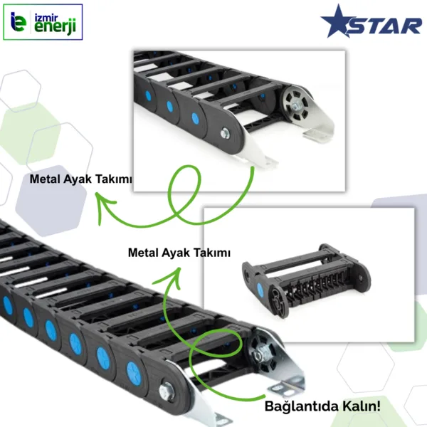 S80 M 80'lik Metal Ayak Takımı