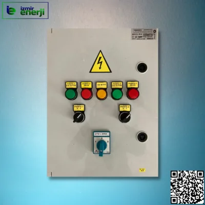Trifaze 380V AC  1,1 kW / 1,5 HP Hazır Direk Hidrafor Pompası Panosu ( 2 Gruplu )