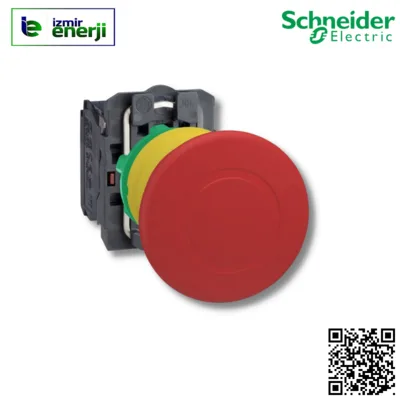 XB5-AS8442 1 NK Kırmızı Çevir, çek, tetiklemeli Acil Stop Butonu