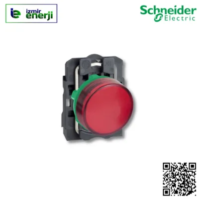 XB5-AVM4 LED”li 220 V AC beslemeli Kırmızı Sinyal Lambası