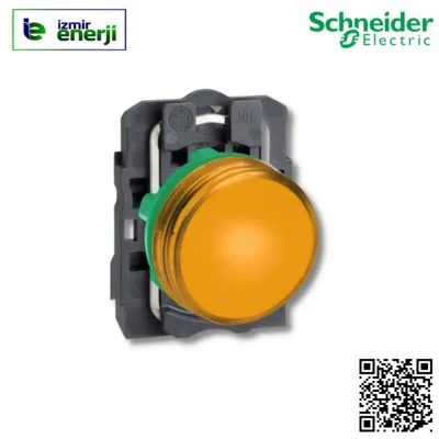 XB5-AVM5 LED”li 220 V AC beslemeli Sarı Sinyal Lambası