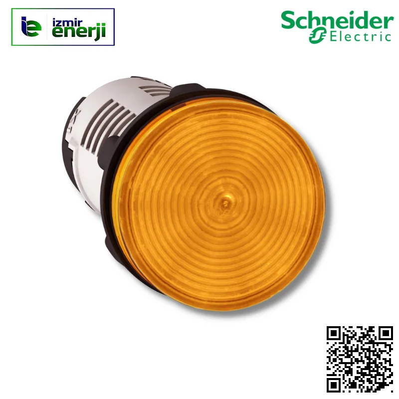 XB7-EV08BP LED'li, 24V AC/DC Turuncu Sinyal Lambası