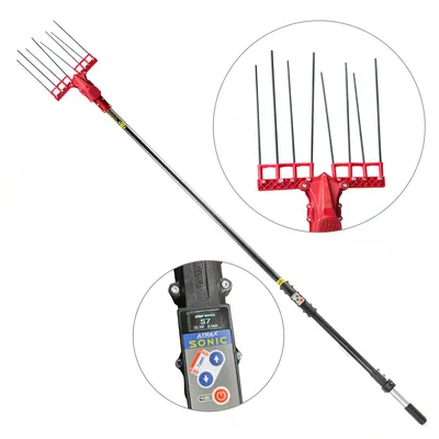 Atrax SONIC Akü İle Çalışan Yeni Nesil Zeytin Hasat Makinesi (Teleskopik Karbon Fiber Sırık 220-320 cm)