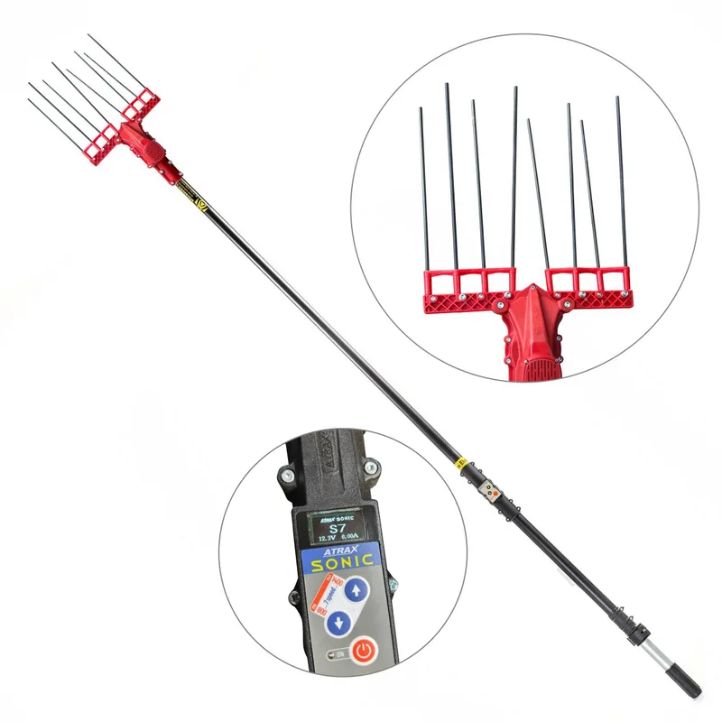 Atrax SONIC Akü İle Çalışan Yeni Nesil Zeytin Hasat Makinesi (Teleskopik Karbon Fiber Sırık 220-320 cm)