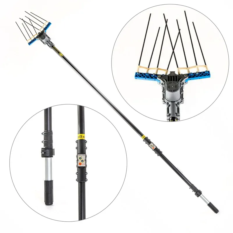 Atrax V5 PRO Akü İle Çalışan Yeni Nesil Zeytin Hasat Makinesi (Teleskopik Karbon Fiber Sırık 270-300 cm)