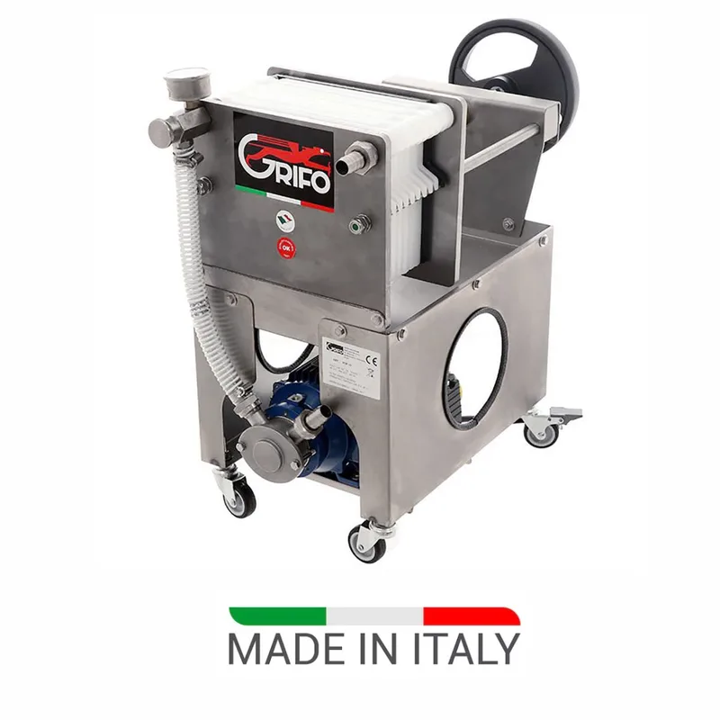 Grifo FCP10-OLIO 20x20 cm - 10 Plakalı Endüstriyel Tip Zeytinyağı Filtreleme Makinesi