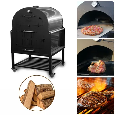 Hixos Odunlu, Seyyar, Barbekülü Fırın - Fırın - Pişirme Ölçüsü:
