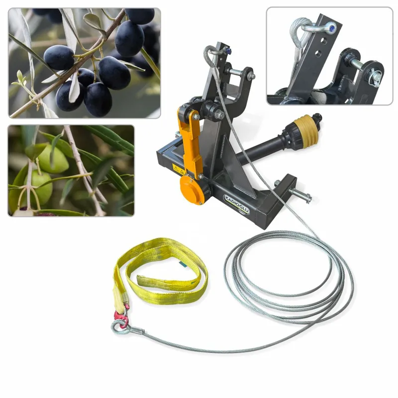 Kadıoğlu Master Halatlı Zeytin Hasat Makinesi (Kısa Halat, Silkme Ayarlı, Ağır Model)