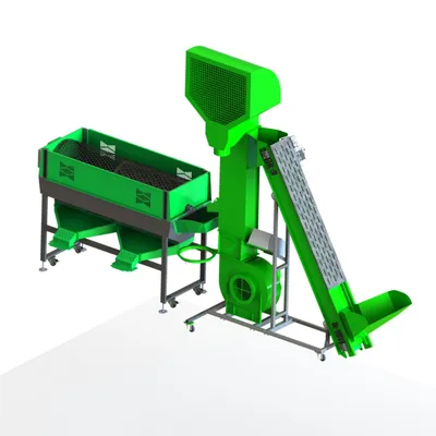 Kadıoğlu SET002 Boş - Profesyonel Çürük Ceviz Ayırma Makinesi (Üfleme), Boylama Makinesi Seti