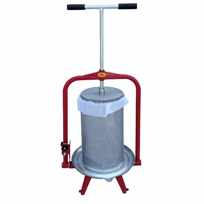 Kadmec CR18W 18 Litre Manuel Meyve, Üzüm, Sebze Sıkım Sıkma Presi (Paslanmaz Çelik Tabanlı)