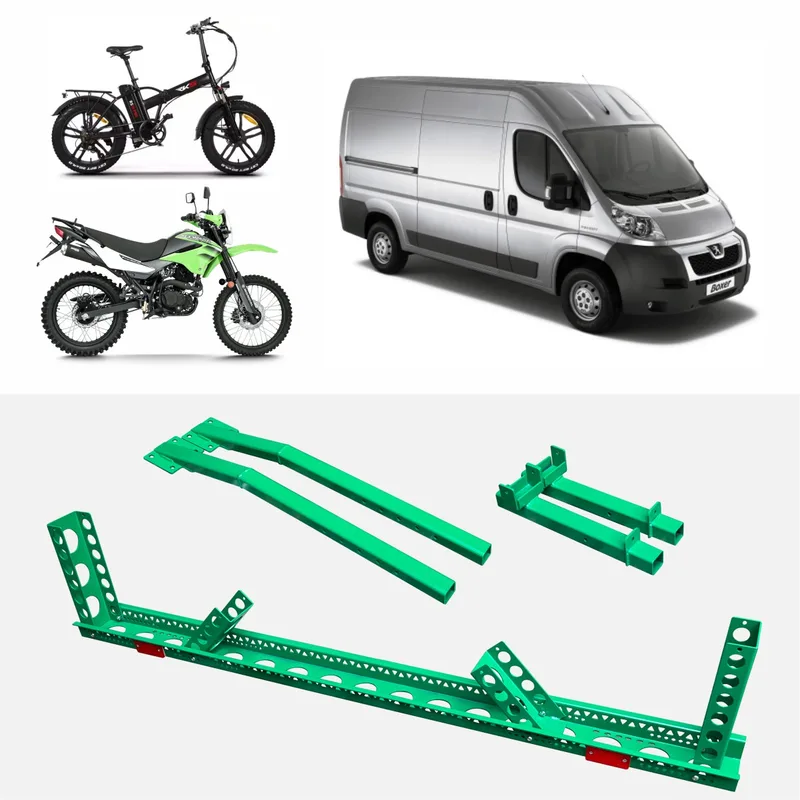 Kadmec KTE1 - Karavan Elektrikli Bisiklet ve Hafif Motosiklet Taşıma Aparatı PSA Uyumlu (Ducato, Boxer, Jumper)